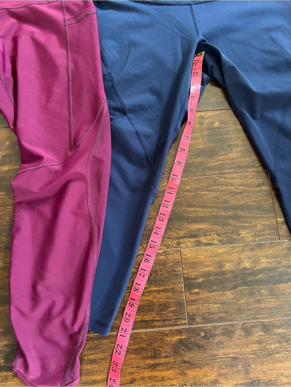 Old Navy Active Leggings Bundle Burgundy & Navy - Picture 6 of 7